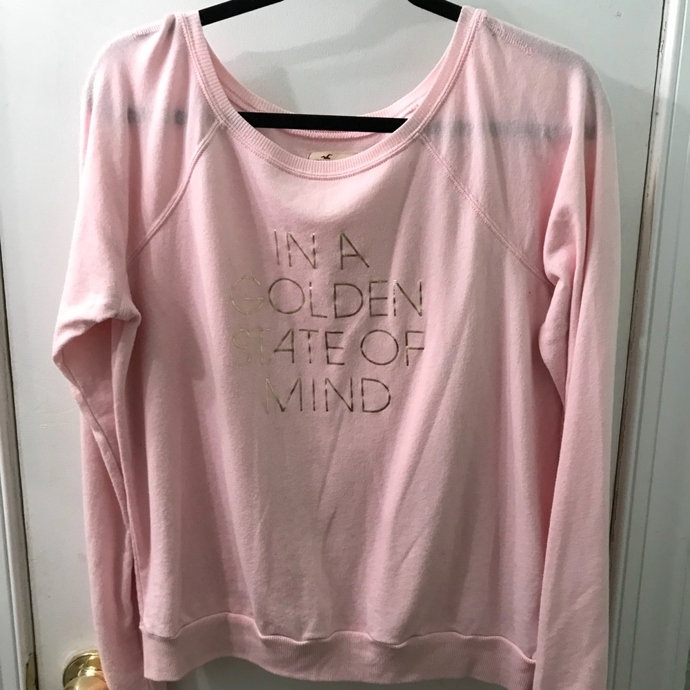 Hollister baby pink sweater!